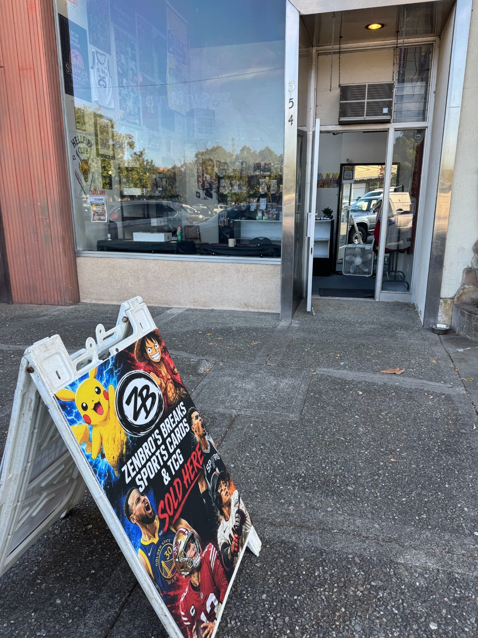 The storefront on Park St in Moraga